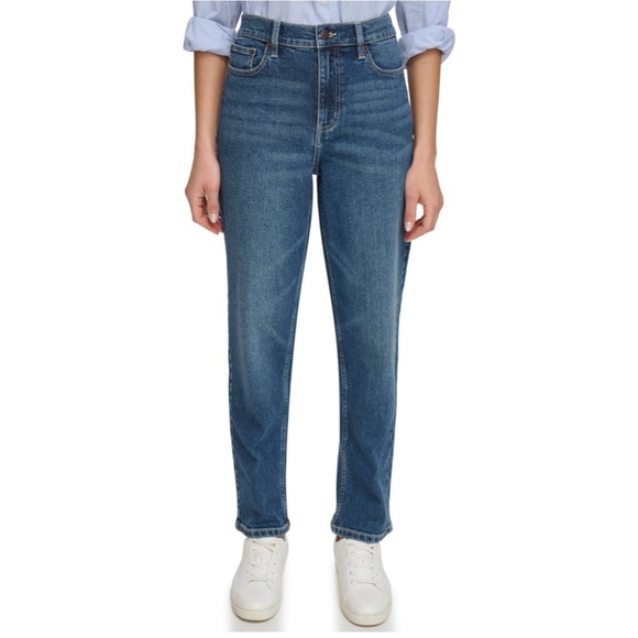 Calvin Klein Vintage Straight Jeans, Bedford Blue - Picture 2 of 5